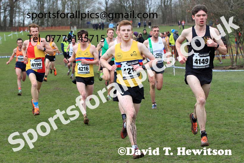 Senior Mens 2023 UK CAU Inter Counties Cross Country Champs, Prestwold Hall, Loughborough. Photo: David T. Hewitson/Sports for All Pics